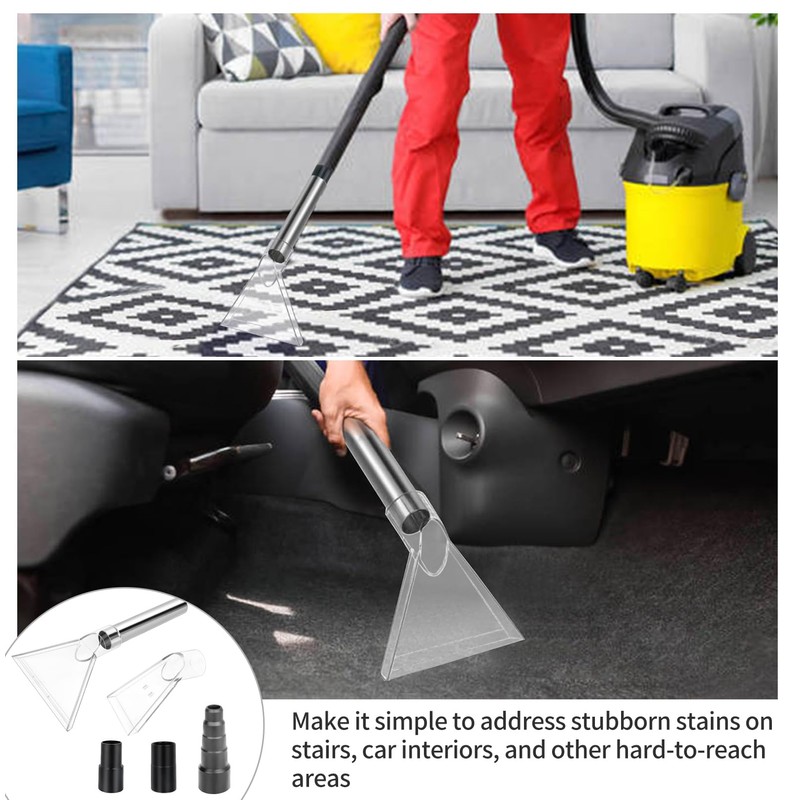 Shop Vac Extractor Attachments with 2-1/2" & 1-7/8" & 1-1/4"