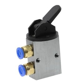 XYBSDBTNR S3HL-08 2 Position 3 Way Manual Handle Control Pneumatic Mechanical Valve PT 1/4 (Color : S3HL-08-PC 10MM)