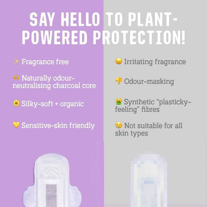 FLO Organic Sensitive Bladder Long Plus Bamboo Pads (10 Pads)