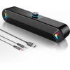 LENRUE Computer Speakers,Wired USB-Powered PC Speakers with 10W Clear Sound,Gaming