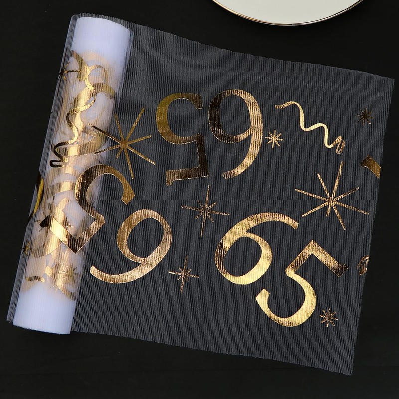 Gold Table Decoration, Birthday Decoration, Table Runner, Table Runner for