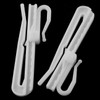ZZLZX 20PCS Plastic Ratchet System Adjustable Pinch Pleated Curtain Drapery