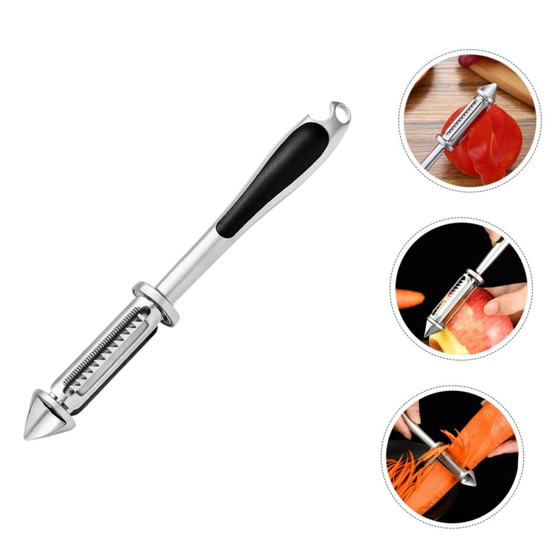 Alipis 2pcs Multifunctional Veggie Peeler Set Kitchen Vegetable Peeler Bottle