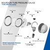 SENCTRL 0-30 Psi Low Pressure Gauge, 2" Dial Size, 1/4