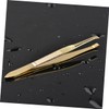 FOMIYES Essential Eyebrow Tweezers Gold Plated Stainless Steel for Precision