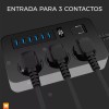 Maíz Multicontacto Cargador Barra Usb Supresor Picos Escritorio