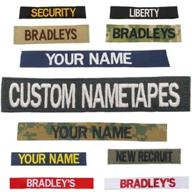 Name Tapes Embroidered Custom Nametapes Military Name Patches