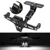 DREAMIZER Motorcycle License Plate Bracket Fender Universal Motorcycle Plate Mount