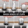 HGN Hot and Cold Glass Rinser,Temperature Adjustable Metal Cup Washer