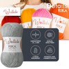 Wollidu Rika Yarn for Crochet and Knitting, 300 g /