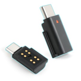 TGHongKy USB-C-Schnittstelle für DJI Mic 2 Empfängeradapter für DJI Mic 2 Typ-C-Schnittstelle Audiozubehör Mikrofonempfänger Plug-and-Play Audioadapter für Audioübertragung