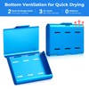 Oralphi Aluminum Retainer Case,Compatible with Invisalign,Retainer Box Denture case with