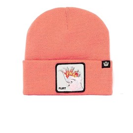 Goorin Bros. The Farm Unisex Acrylic Beanie, Coral (Snow Bird), One Size