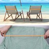 12 Pack Towel Bands for Beach Chair,Windproof Rubber Beachh Towel