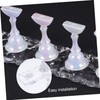 Healeved 2 Sets Nail Art Practice Stands Base Adjustable Press