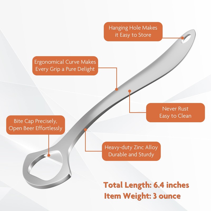 LEIFENY Beer Bottle Opener for Home and Bar Bartender, Easy