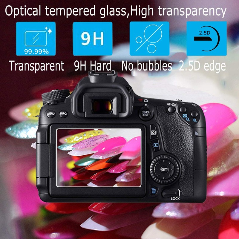 Glass Screen Protector Compatible for Canon EOS R5 R5 C