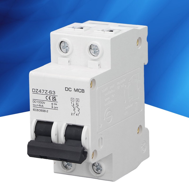 DC Circuit Breaker Overload Protection Magnetic System PV Circuit Breaker
