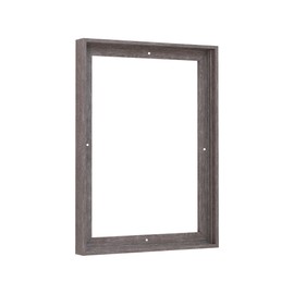 Pixy Canvas 9x12 inch Floater Frame for Canvas Paintings, Wood Panels, Canvas Panels & Stretched Canvas Boards. Floating Frame fits 5/8", 3/4" & max 7/8" Deep Artwork (Rustic Gray, 9 x 12 inch)