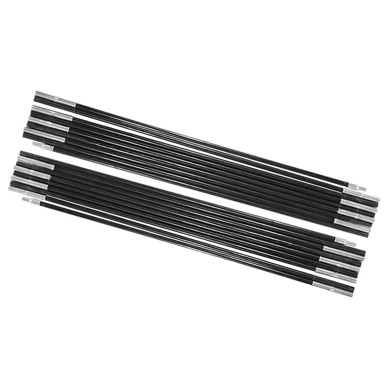 4.9M Fiberglass Camping Tent Pole Bars Outdoor Support Rods Awning