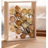 JOSON Wooden Dried Flower Photo Frame Dried Flower Display Stand