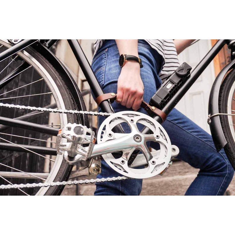 oopsmark Leather Bicycle Handle and Lifter for Your Bike Frame