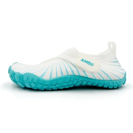 Amoji Kids Water Aqua Shoes Kids Boys Girls for Beach Swim Pool 2420 WhiteMint 10 Toddler