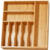 Umilife Large Kitchen Drawer Organizer, 19"x19" Silverware Utensils Organizer, 2.5"