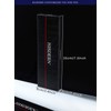 HISDERN TL-03S Plain Shiny Necktie Square Set, Men's, Formal Business,