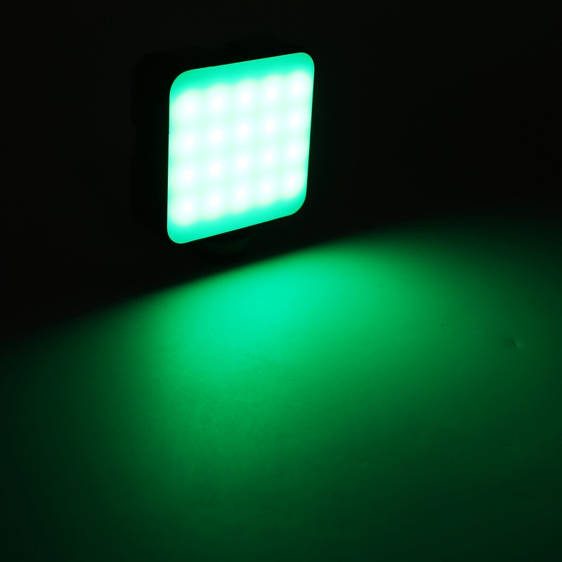 LED Camera Light Dimmable 2500K to 6500K 1200mAh Rechargeable Portable