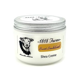 1818 Farms Shea Creme, 8 Fluid Ounces (Sweet Sandalwood)
