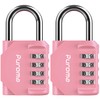 Puroma 2 Pack Combination Lock for Locker 4 Digit Outdoor