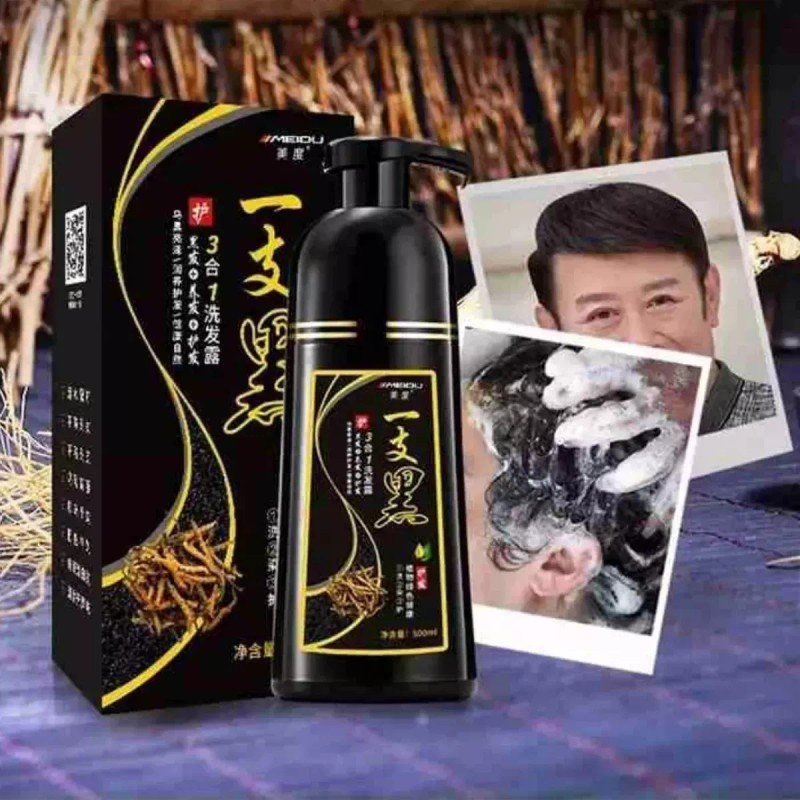 Mafab Shampoo Tinte Instantáneo Cubre Canas Natural Jengibre Full