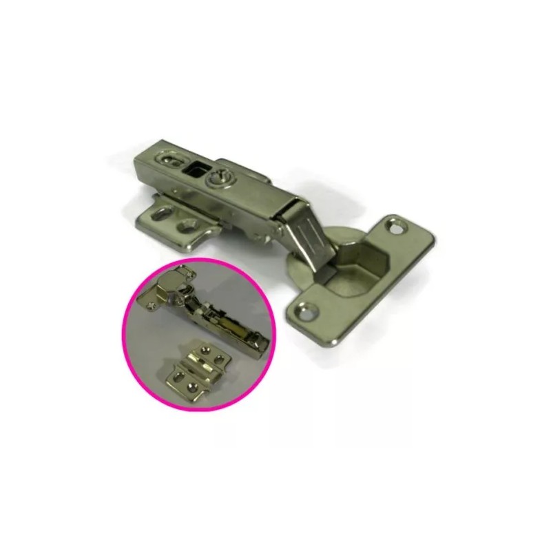 HnFshop Euro Brass Hydraulic soft close Full Overlay Hinge for