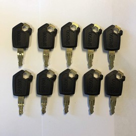 MOTTROL 10 pc New Keys 5P8500 5p-8500 FITS Caterpillar(CAT) Heavy Equipment Ignition Loader Dozer 0964753 0966198 8V4404 9G2777 Key 3#