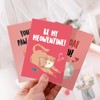 Obbyidk 24 Romantic Cat Valentine's Day Card Set, Funny Kitten