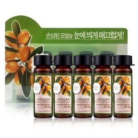 Argan treatment hair ampoule 15ml x 5 / 아르간 트리트먼트 헤어앰플 15ml x 5개