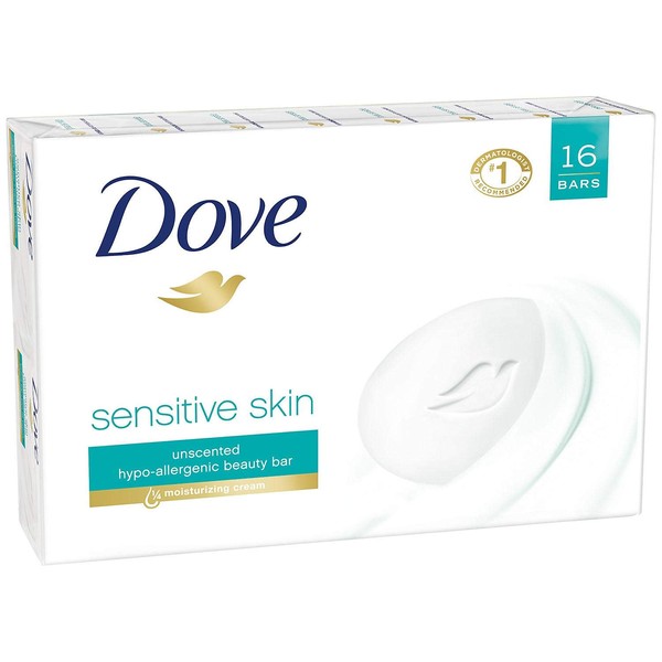 Dove Sensitive bar Soap (16 /4 Oz Net Wt 64