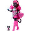 Monster High Catty Noir Doll, Werecat with Pet Cat Amulette