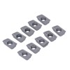 10 Pcs Carbide Turning Inserts Tin Plated CNC Milling Cutter