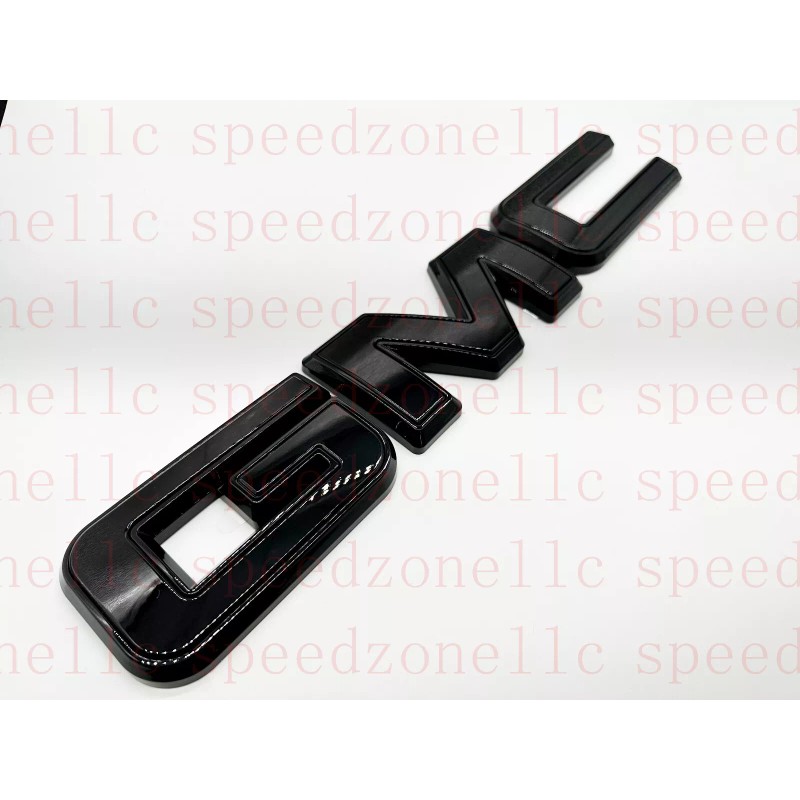 Auto Front Gloss Black Emblem Overlay 2019-2024 GMC Sierra 1500