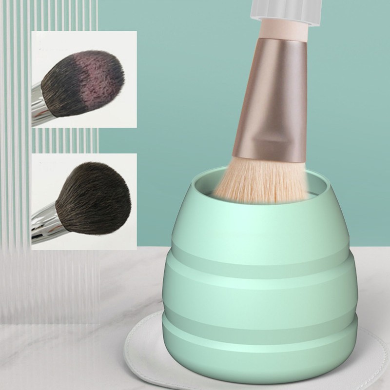 Cosmetic Brush Electric Cleaner Automatic Fast Cleaning Drying Effective Portable