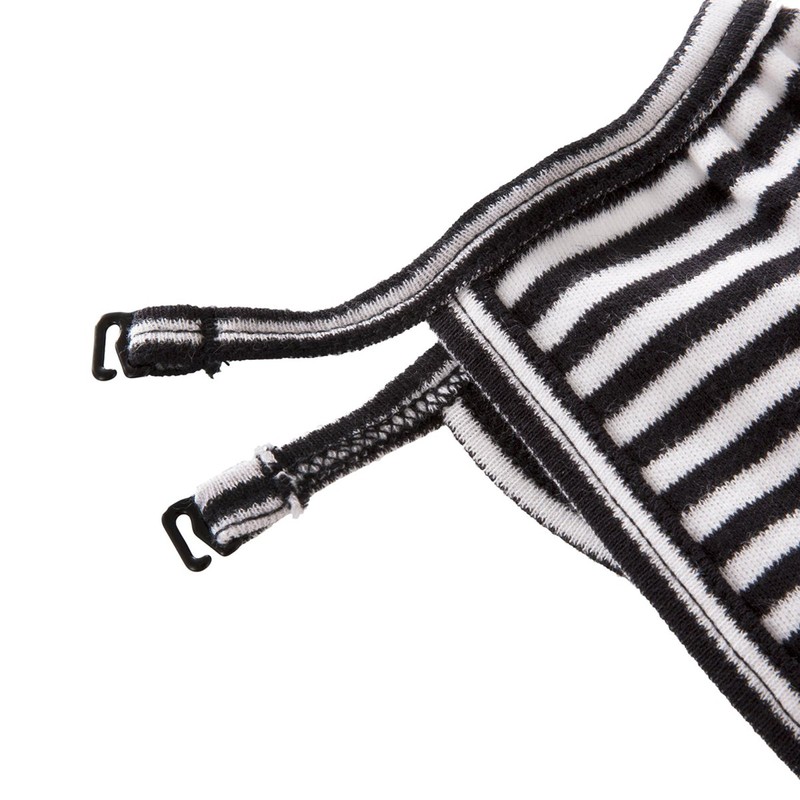 Dress Up Chest Cover Navy x Gray x Border