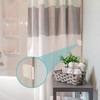 Binxus 15 Pcs Clear Shower Curtain Clips Self-Adhesive Shower Splash