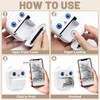 FunYat Portable Thermal Inkless Label Printer,Bluetooth Smart Maker Printer for