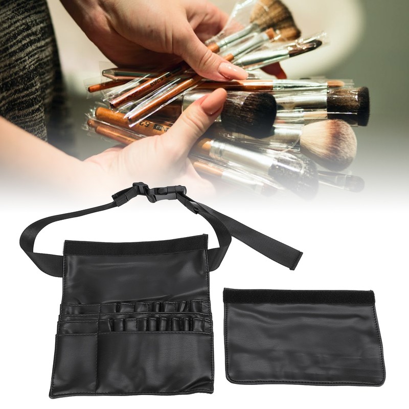 Makeup Artist Waist Bag PU Material Cosmetic Tool Storage Holder