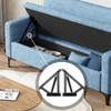 JinBoCheng 1 Pair Heavy Duty Bench Seat Hinges, Spring Lift