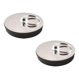 Hsrag 2 Pcs Universal Sink Plug, Bathroom Sink Plug Replacement, Sink Drain Stopper, for Swimming Pools, Bathtubs, Washbasins