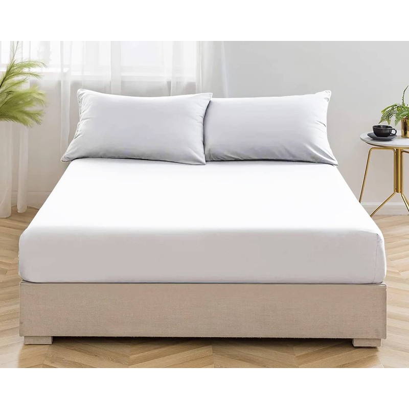 MistyMorning Fitted Sheet, Soft & Premium quality Bedding & Linen,