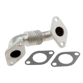 TBVPARTS Tube Cooler EGR 1.9TDI 038131521BL 60777D 0892649 V10640008 Pipe Cooler Exhaust EGR Compatible with Ibiza III Cordoba II Fabia I Roomster Fabia II Polo IV